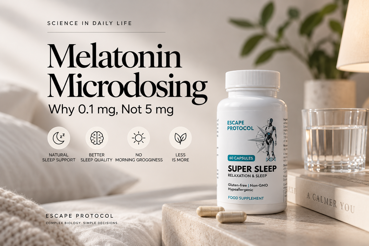 Melatonin Microdosing: Why 0.1 mg, Not 5 mg